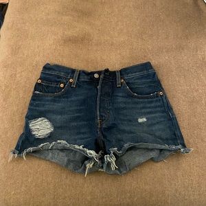 Levi 501 Original Denim Cutoff Shorts
